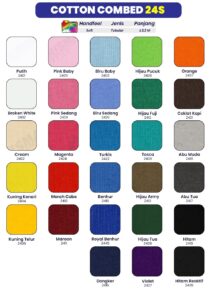 kain katun combed24s