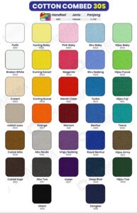 kain katun combed 30s
